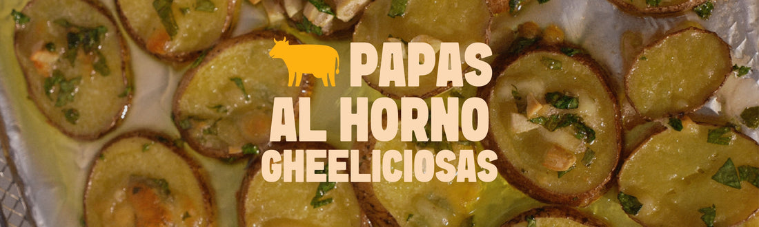 Papas al horno Gheeliciosas 🥔