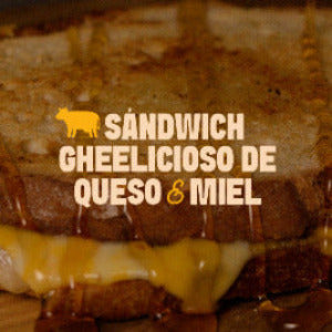 Sándwich Gheelicioso de Queso y Miel 🍯