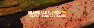 Salmón a la Plancha con Ghee y Espárragos Salteados 🐟